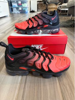 Men's Nike Air Vapormax Plus Shoes - Darth Maul Black/Bright Crimson - Size 8, 8.5, 9, 9.5, 10, 11.5