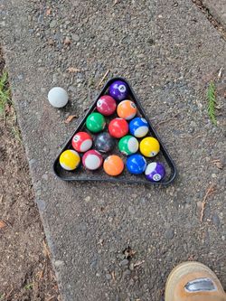 One Inch Pool Ball
