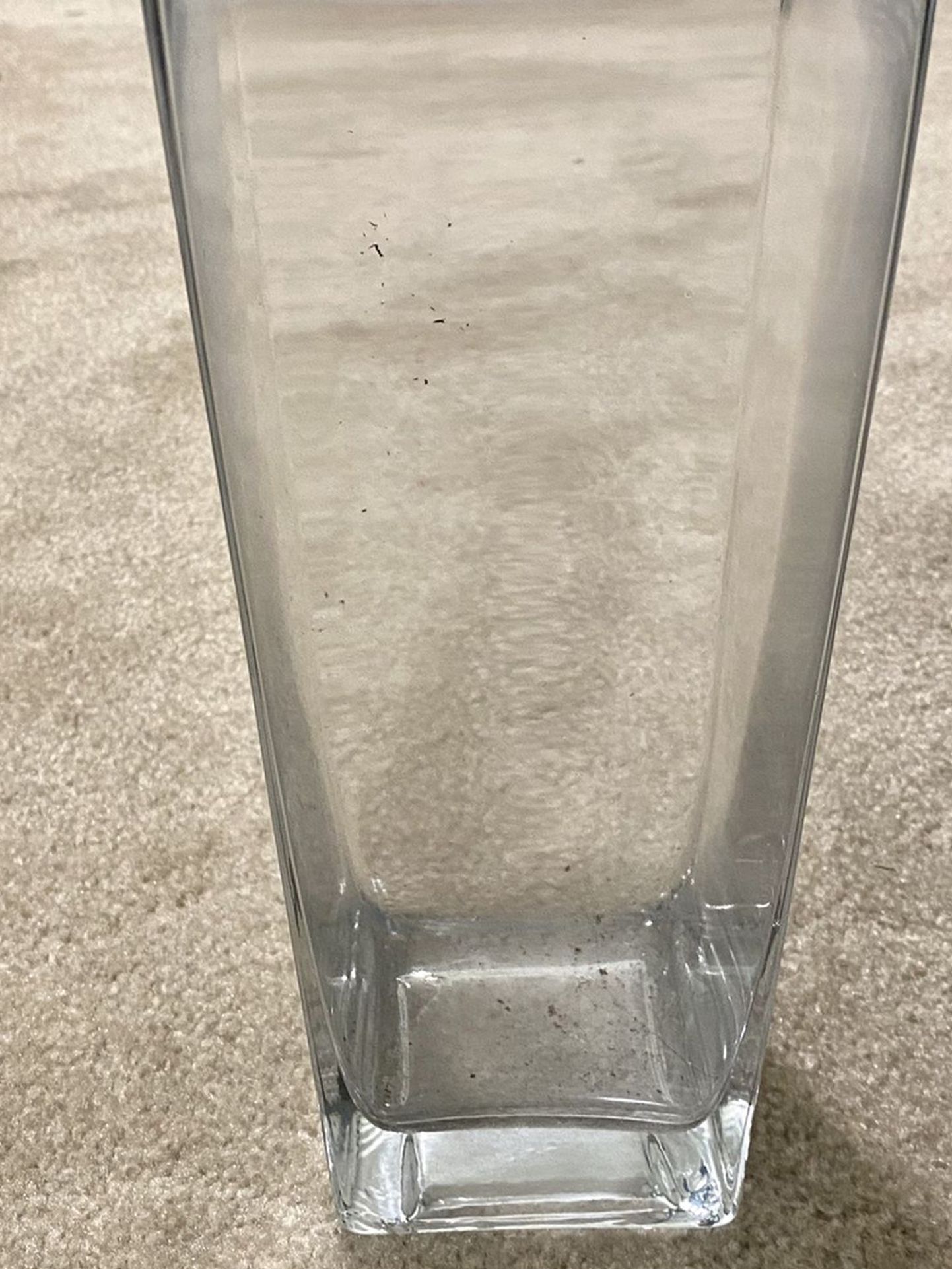 12” Glass Flower Vase