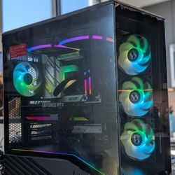 Custom Gaming Workstation PC ASUS Strix Nvidia RTX 3080 AMD Ryzen 7600X 32GB DDR5 2TB