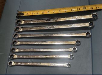 ICON Tools Extra-Long Professional Metric Double Box Ratcheting Wrench, 7-Piece Sizes: 10, 11, 12, 13, 14, 15, and 16 mm