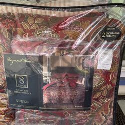 Brand New 8 Piece Bed Ensemble from high end department store