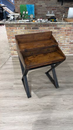 Industrial Wood Standing Desk