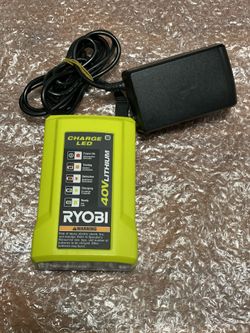 RYOBI 40V Lithium Battery Charger (OP404VNM)