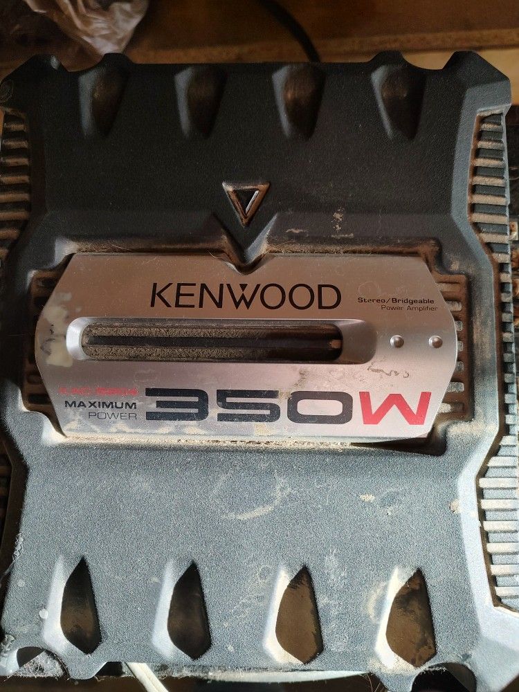 Kenwood Amp And Kenwood 12" Sub