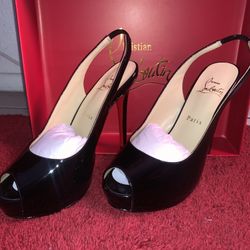 Open Toe Red Bottoms Heels