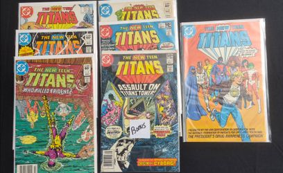 THE NEW TEEN TITANS COMIC LOT