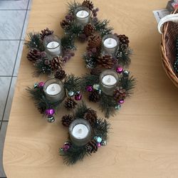 Table Décorations For The Holidays Set Of 6