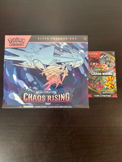 Pokémon TCG: Mega Evolution Chaos Rising Elite Trainer Box and Booster Bundle