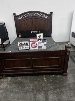 Cama Queen Size Nueva En Su Caja Incluye Colchon Memory Foam