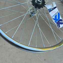 20" GDi Steel Rear Freewheel Chrome 36 Spokes Bike wheel