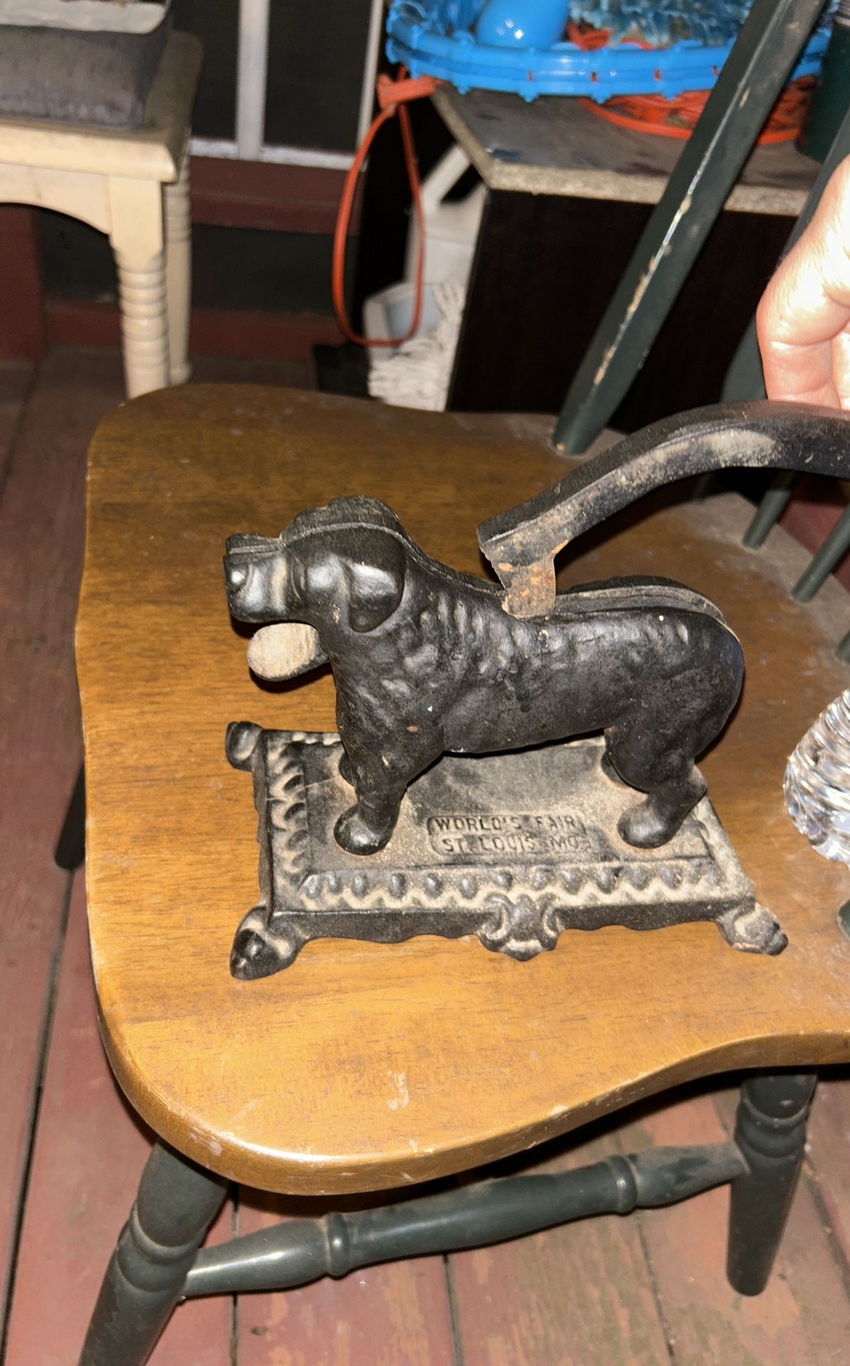 1904 Cast Iron Dog Nut Cracker Worlds Fair St. Louis, Missouri