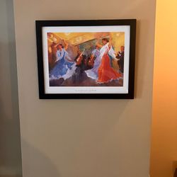 Sharon Carson La Celebracion del Baile Framed Art Print Spanish Flamenco Dancers