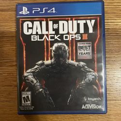 Call Of Duty: BO3 (PS4)