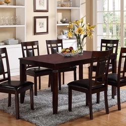 new dining room set of 7pc include 6chairs a $499