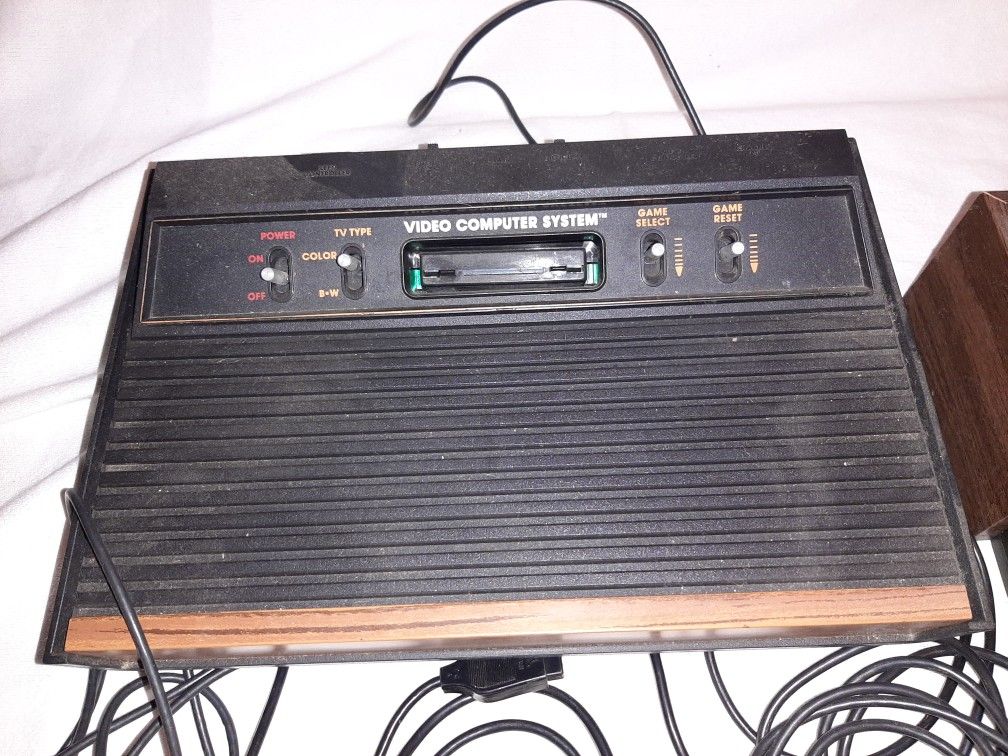 Atari 2600 With Games Vintage 
