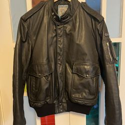 Men’s Vintage Drag Specialties Hein Gericke Leather Biker Jacket
