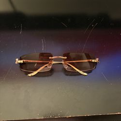 Cartier Luxury Sunglasses Brown Tint