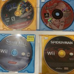 ps2 wii ps1 video game mix 