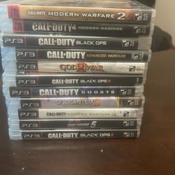 PS3 Games For Sale 10 Each Or75 For All