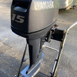 2004 15Hp Yamaha 2 Stroke Short Shaft Outboard Motor