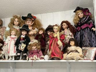 12 Porcelain Dolls