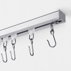 Ceiling Curtain Track with Roller Hooks
