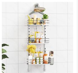 ODesign 3 Tier Adjustable Shower Organizer