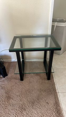 Two Heavy Glass tables