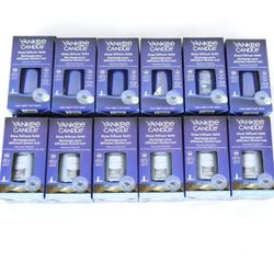 Yankee Candle Sleep Diffuser Refills in Starry Slumber & Calm Night Lot of 12