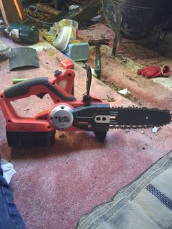 Black & Decker Cordless Chainsaw
