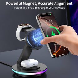 3 In 1 Mag Safe Charger Stand 