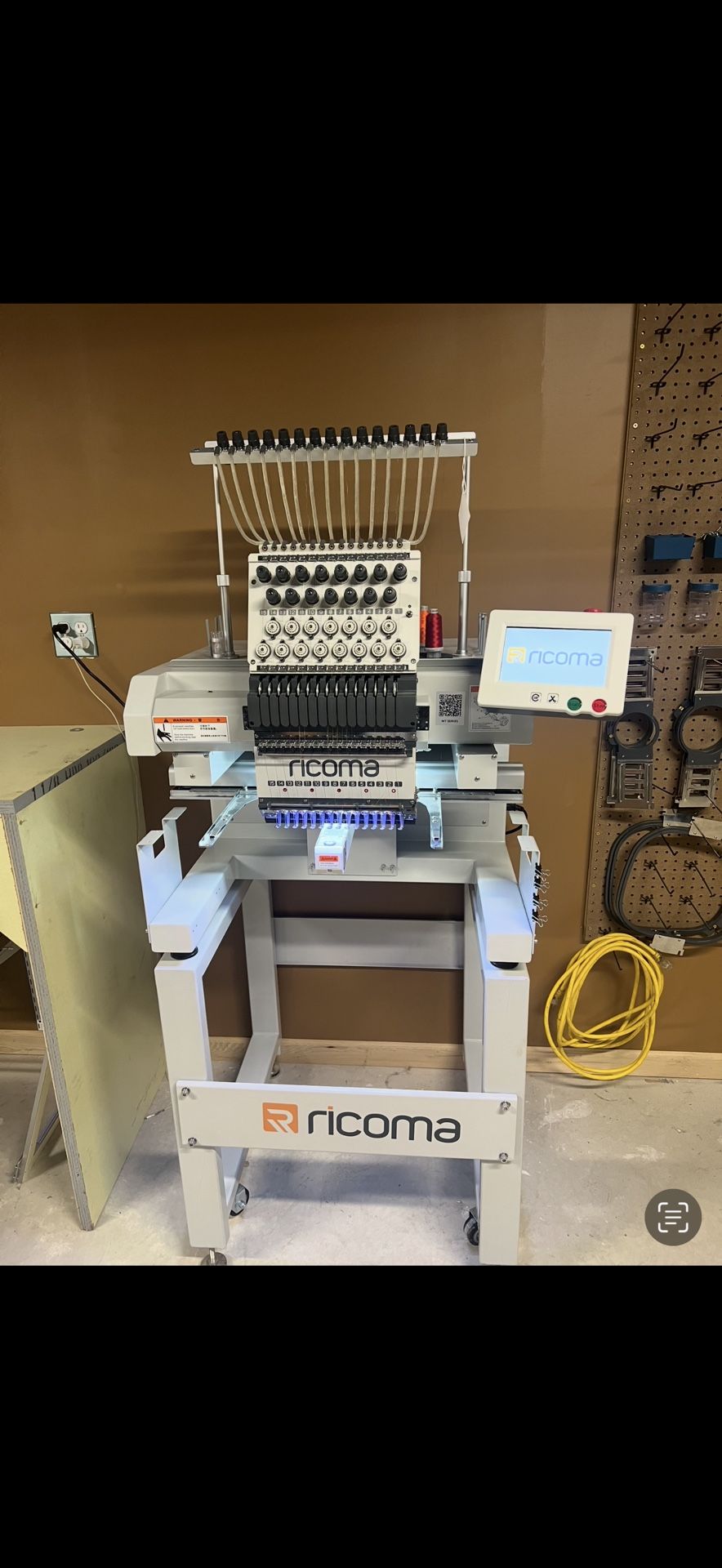 Ricoma MT-1501 Embroidery Machine 15 Needle Single Head with Accessories New