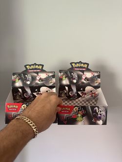 2 Empty Black Bolt And White Flare Pokemon Tin Collection Display Boxes