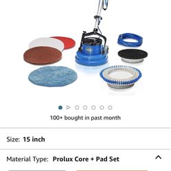 Prolux Core Floor Scrubber And Pad Set (15 Inch)