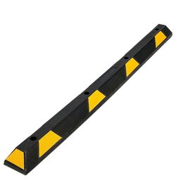 💝 1pcs Heavy Duty Garage Parking Stopper Rubber Parking Curb Wheel Stop For Garage