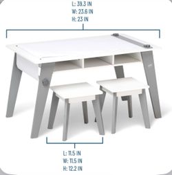 Art Table Set / desk and two stool brand new in the box