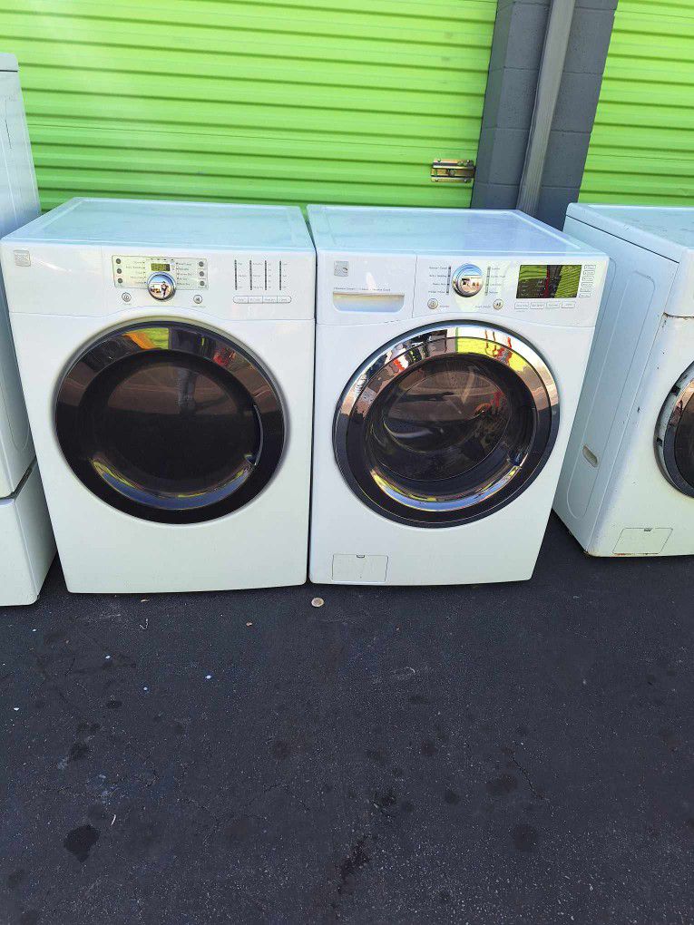 KENMORE SMART CONNECT FRONT LOAD WASHER AND GAS DRYER SET 