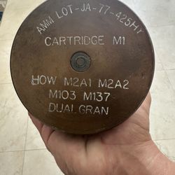 105 Howitzer Brass Casing (empty Casing)