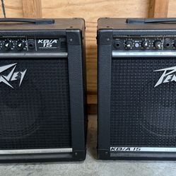 Peavy KB/A 15 Amps - Guitar - Keyboard 