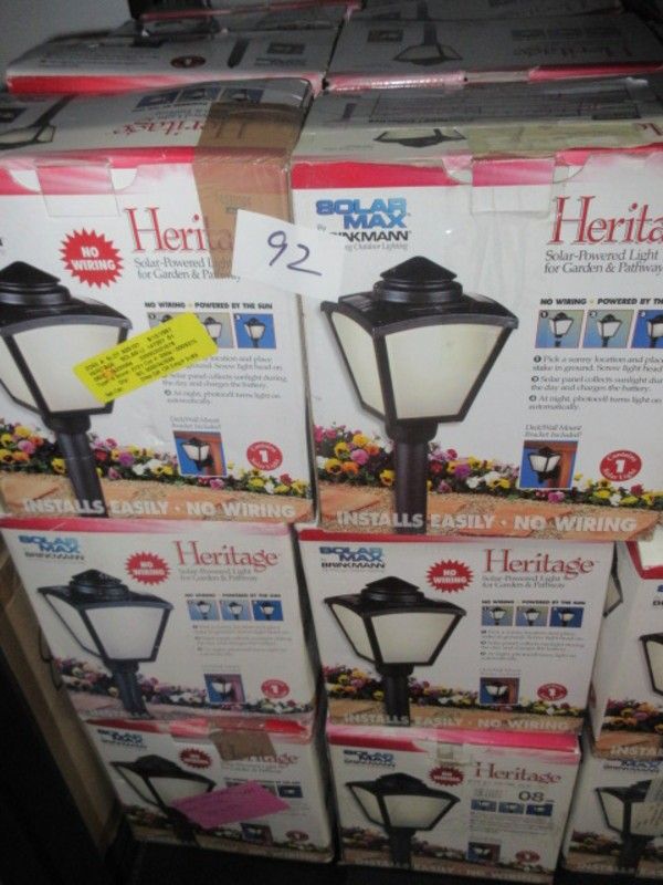 2 for 10 Solar Max By Brinkmann Heritage Solar Lights