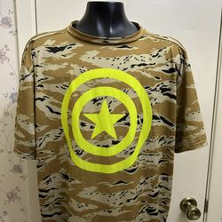 Under Armour Captain America Marvel Camo Compression Shirt Size 2XL