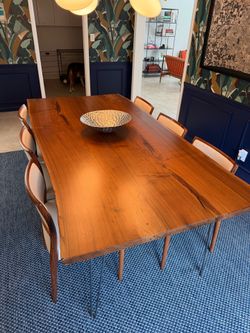 Dining Table - walnut live-edge slab