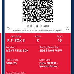 Thomas Rhett Tickets 7/19 Fenway 