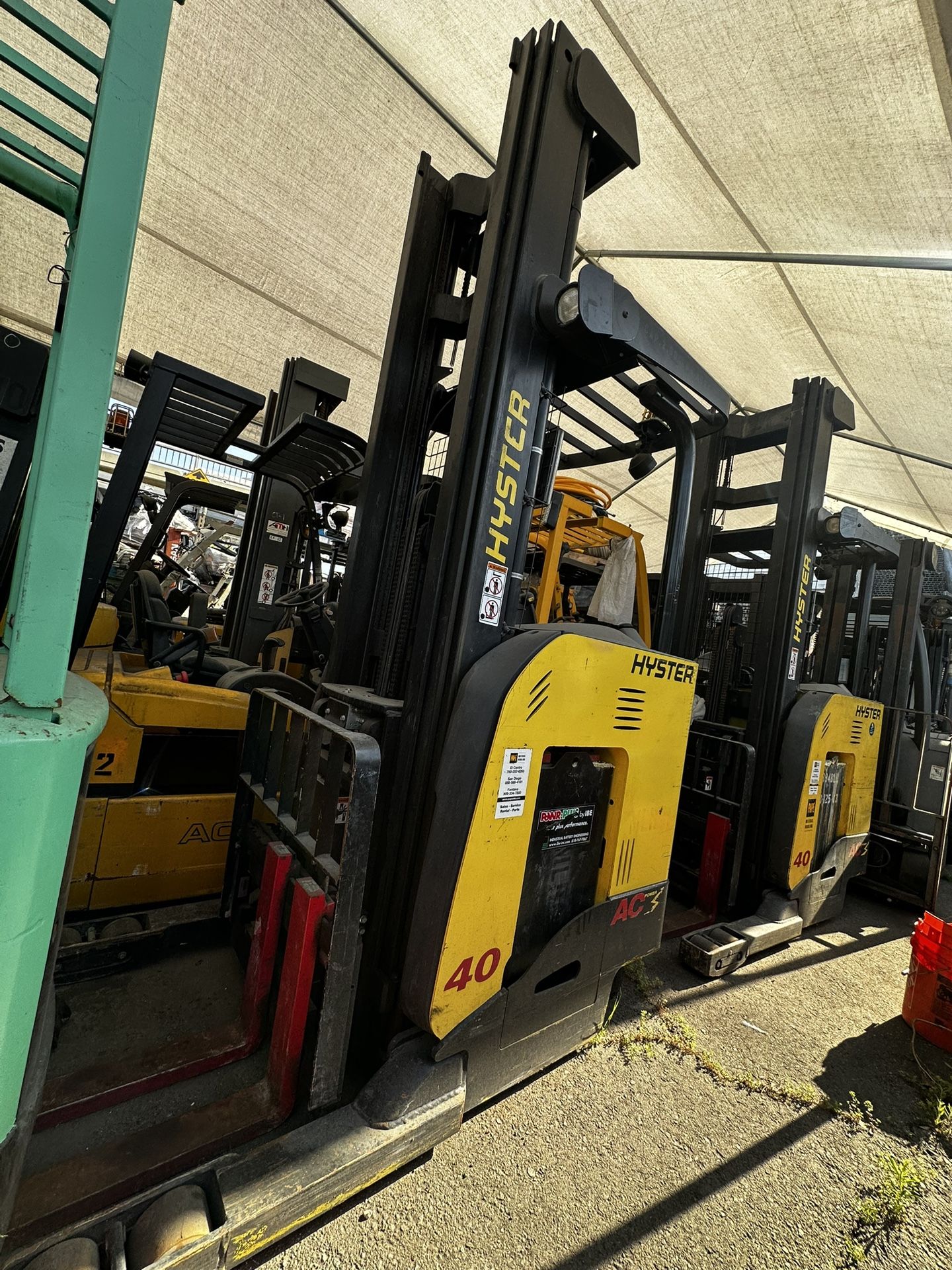 Hyster Standing Electric Forklift