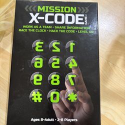 Board Game Family Kids Mission X Code