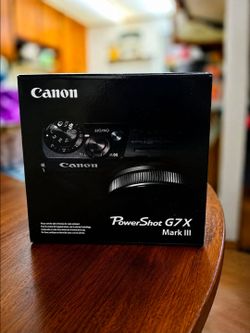 New! Canon Powershot G7X Mark III 4K WiFi
