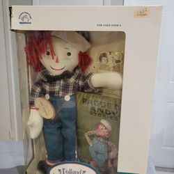 Holland Raggedy Andy Doll And Book Set