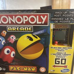Monopoly Board Game With Pac-Man 