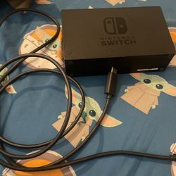 selling a nintendo HDMI cord and tv player for the nintendo switch